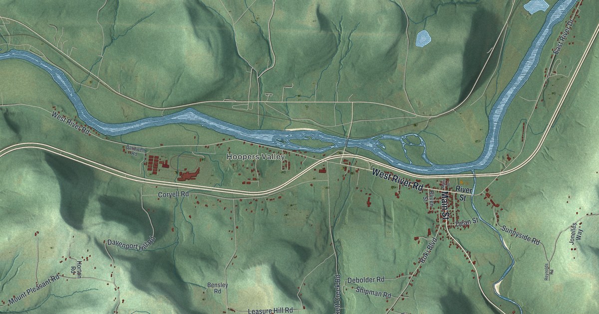 Map of Nichols, New York