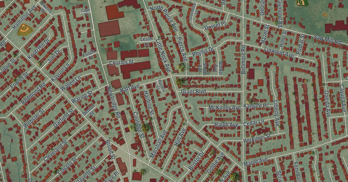 Map of North Bellmore, New York