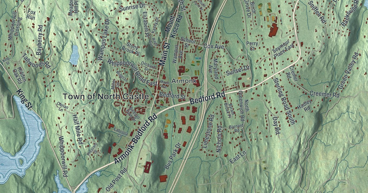 Map of North Castle, New York