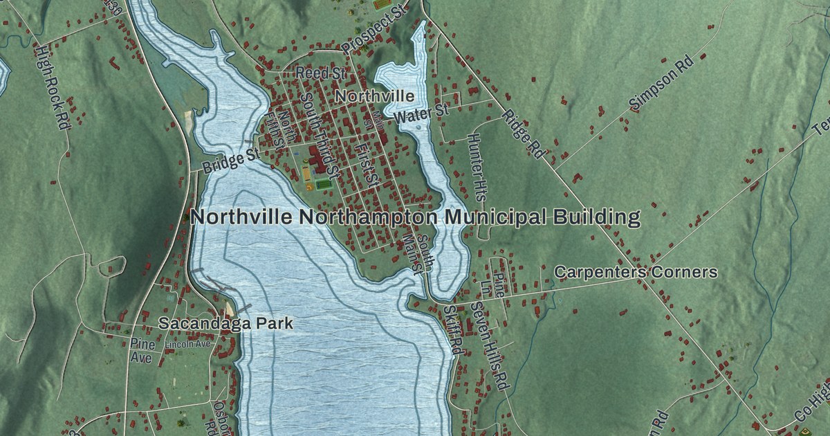 Map of Northampton, New York