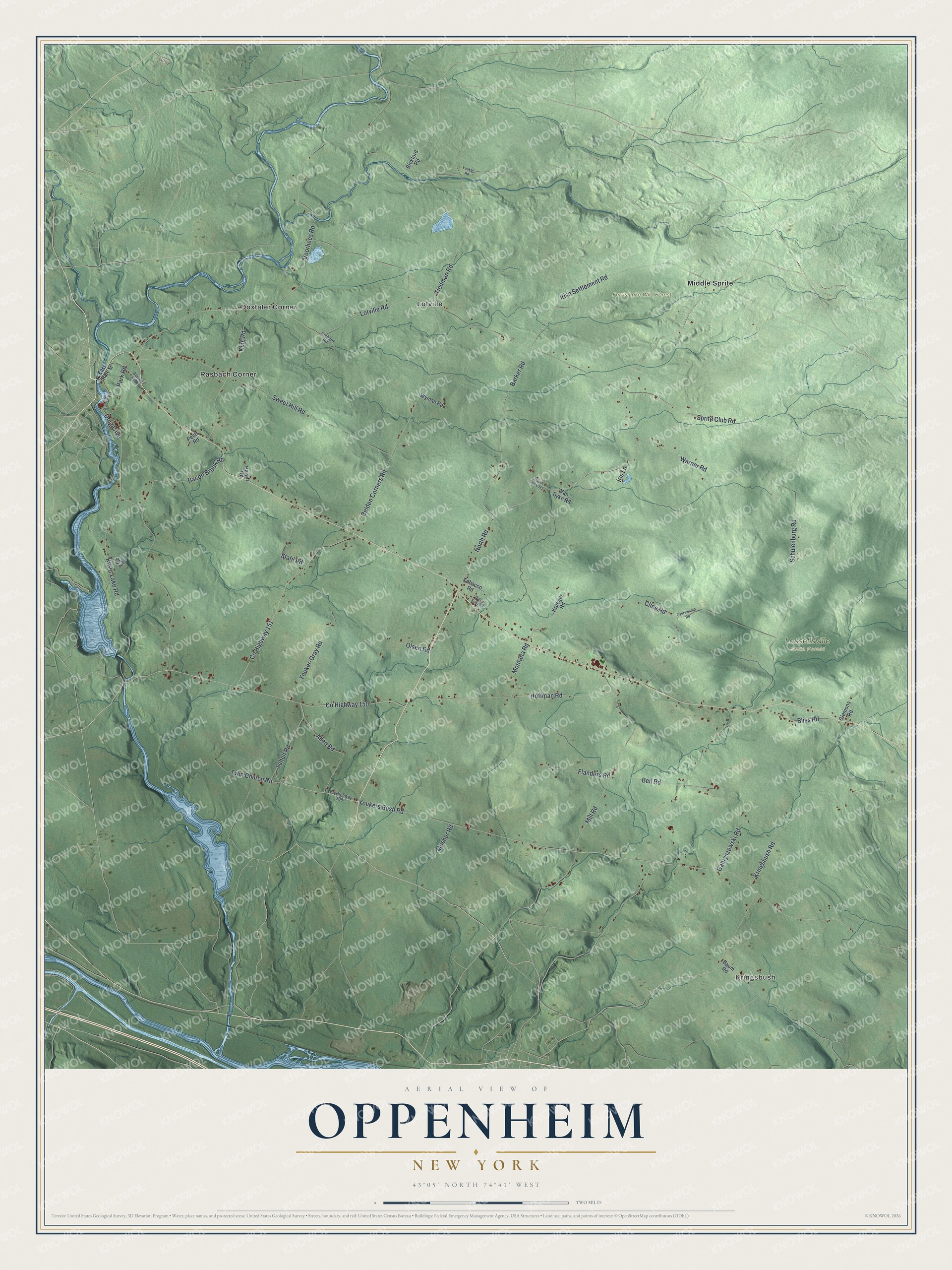 Watermarked full-map preview of Oppenheim, New York