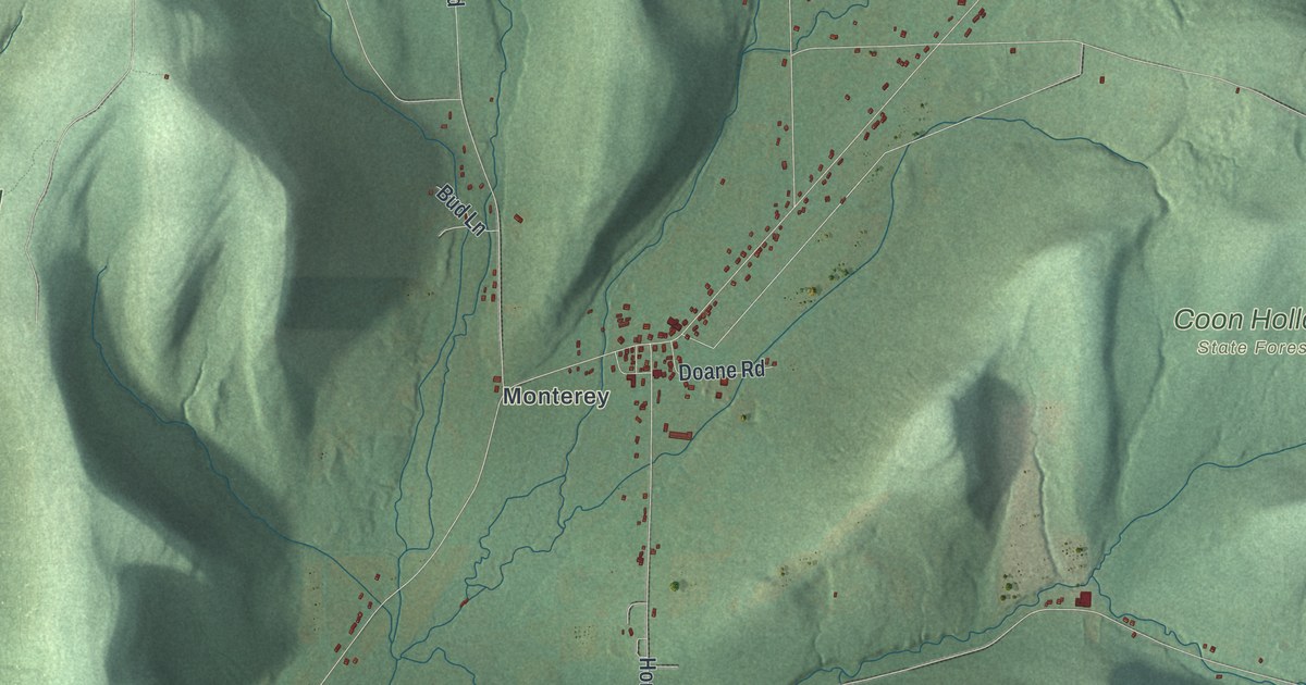 Map of Orange, New York