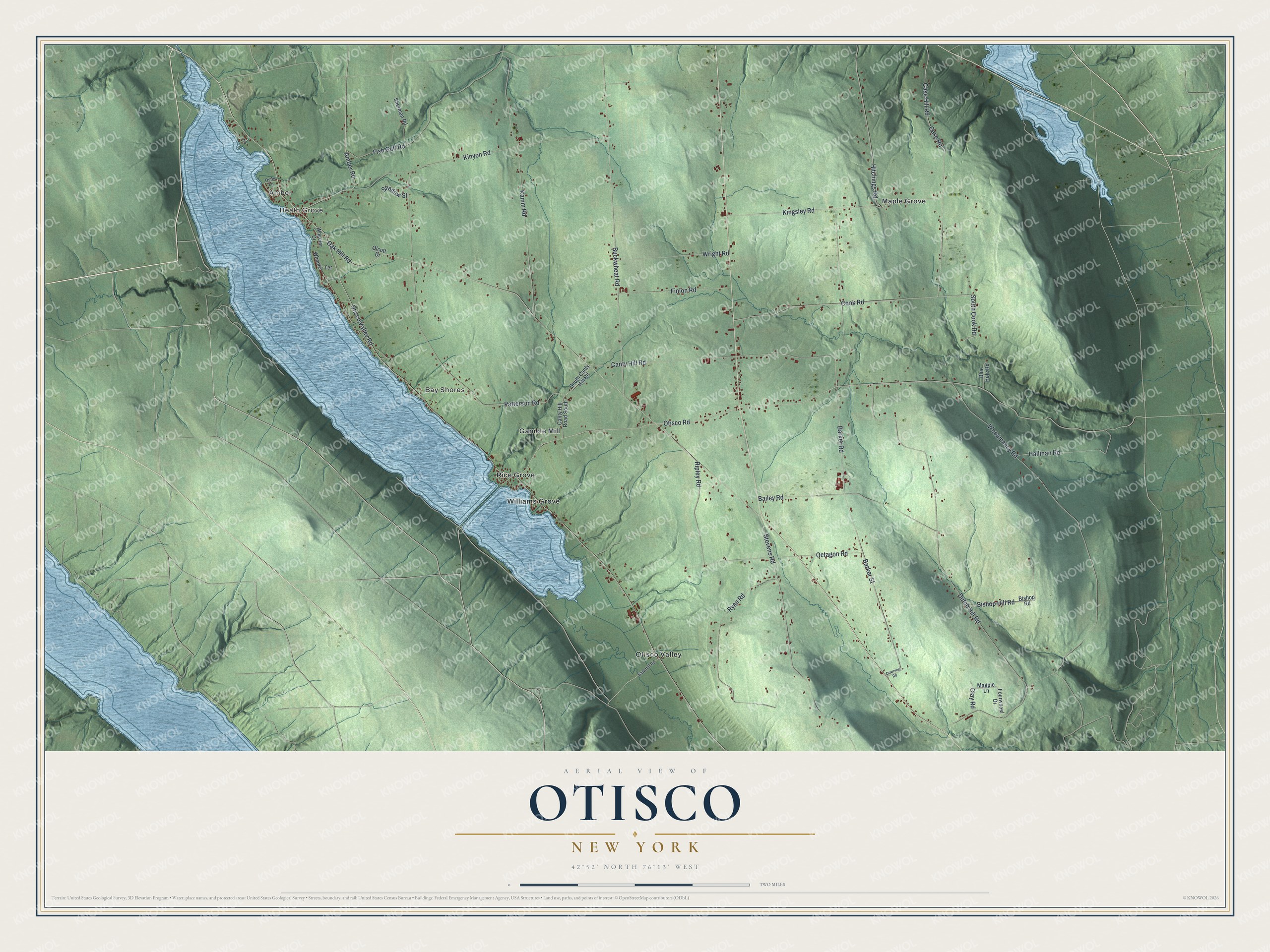 Watermarked full-map preview of Otisco, New York