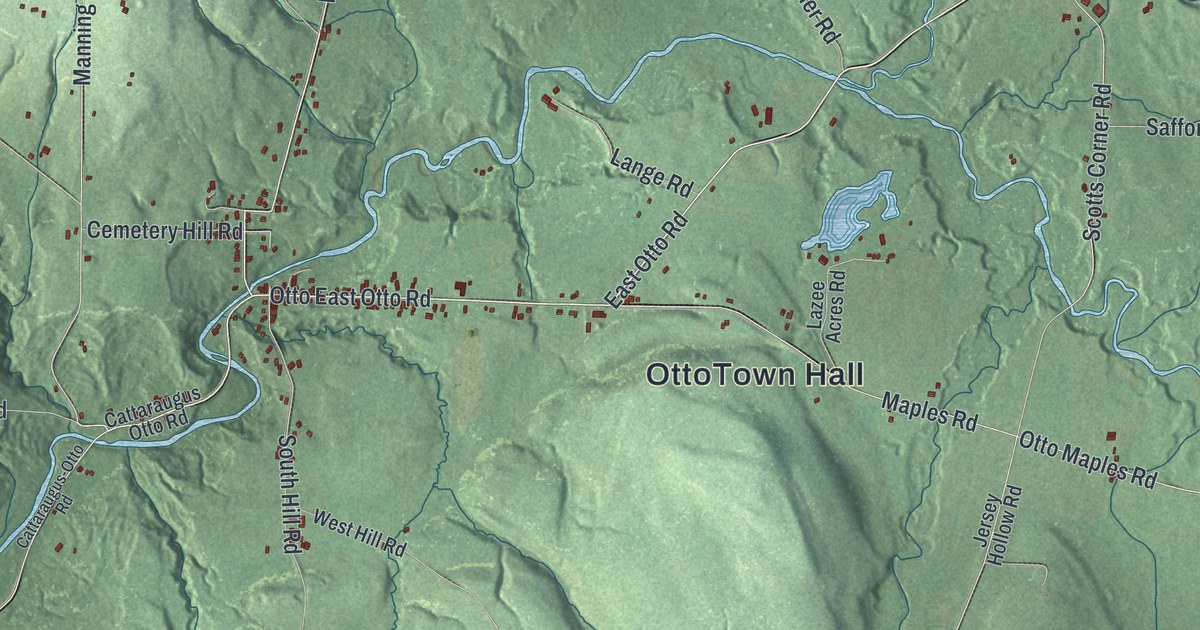 Map of Otto, New York