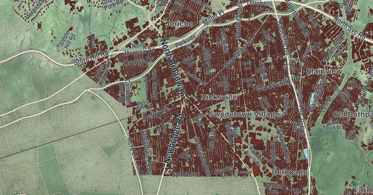 Map of Oyster Bay, New York