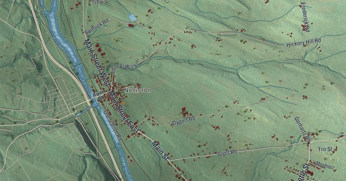 Map of Palatine, New York