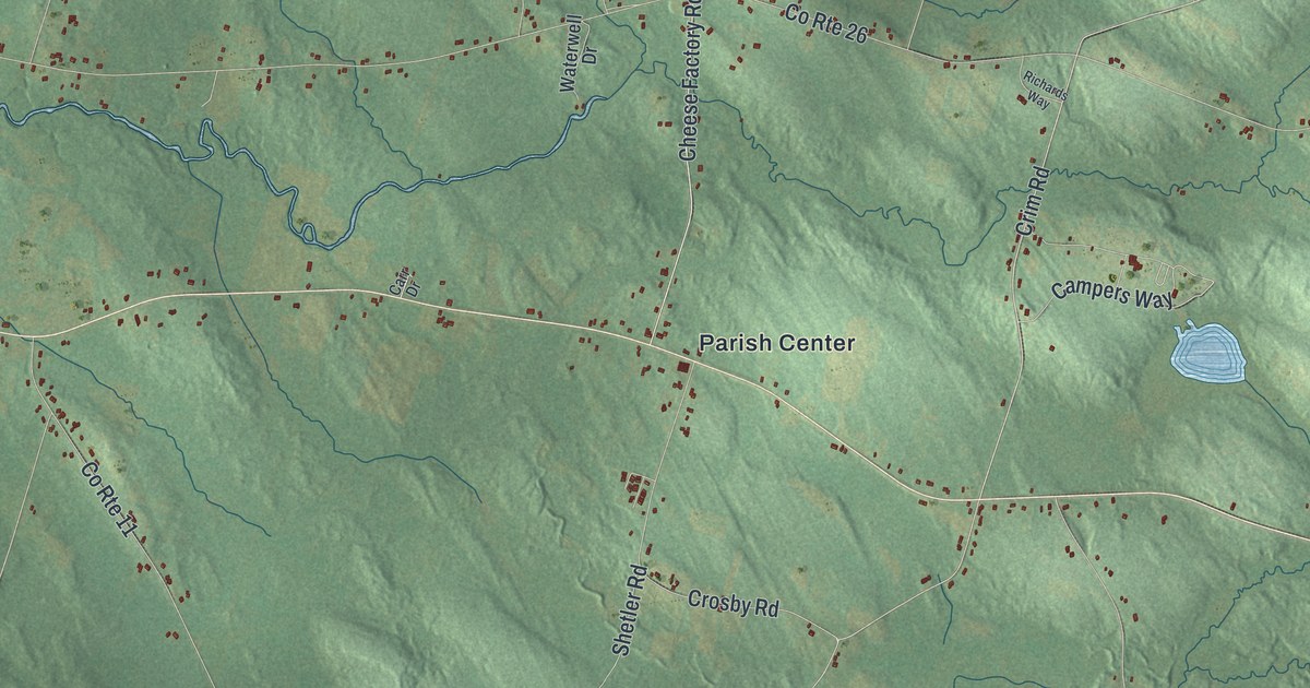 Map of Parish, New York
