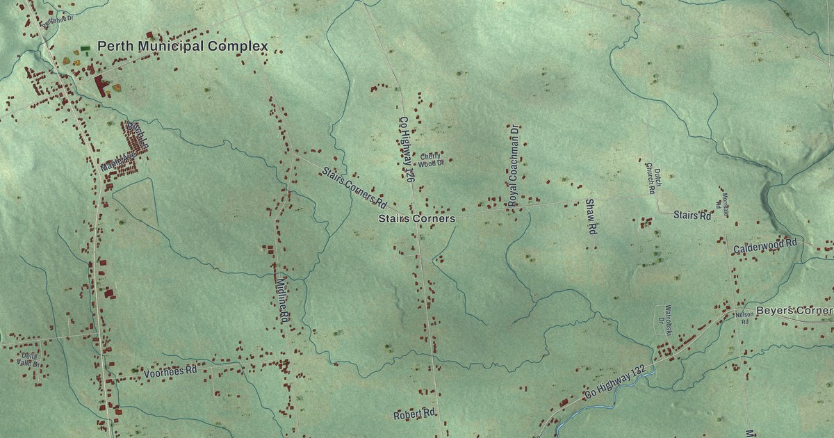 Map of Perth, New York