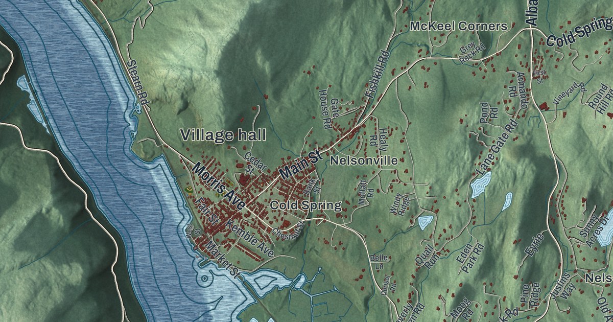 Map of Philipstown, New York