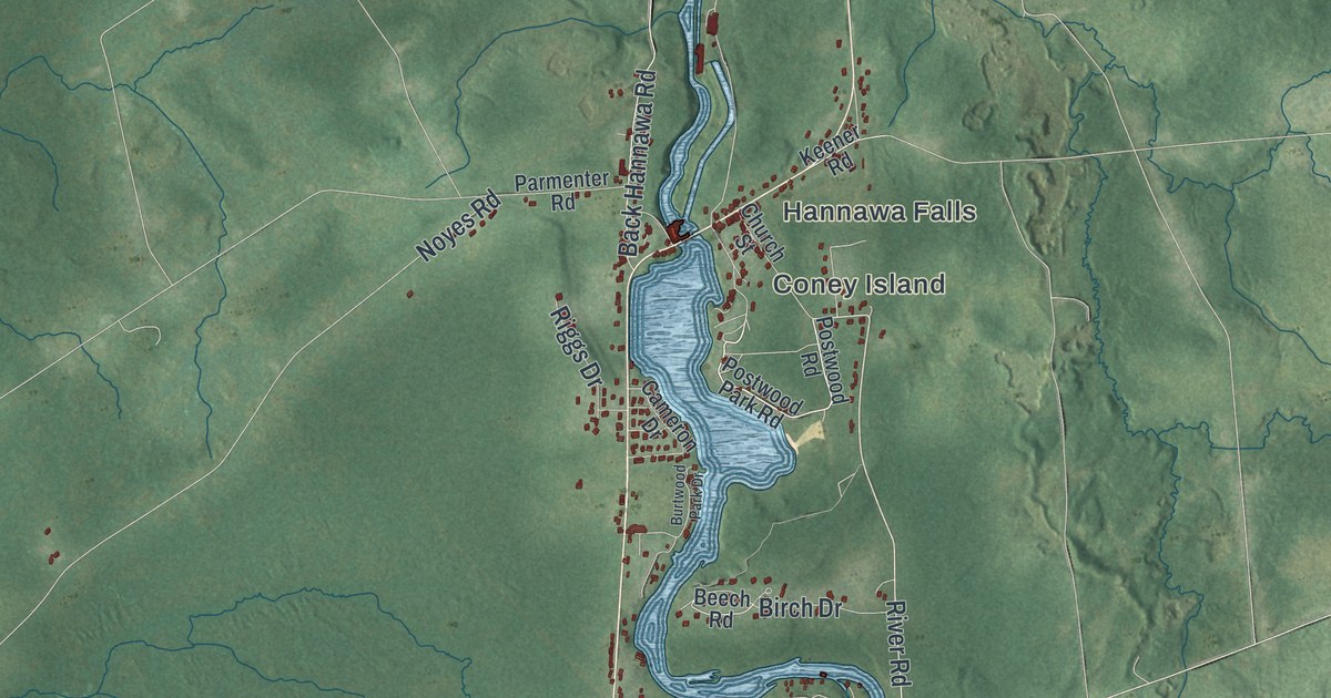 Map of Pierrepont, New York