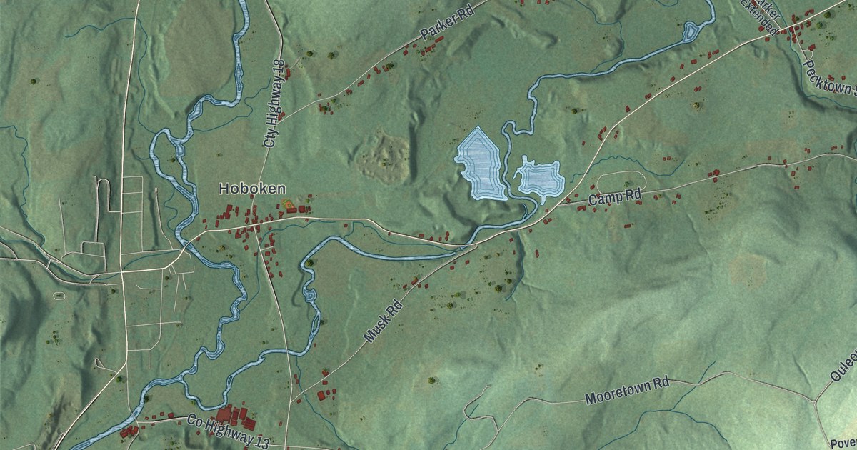 Map of Pittsfield, New York