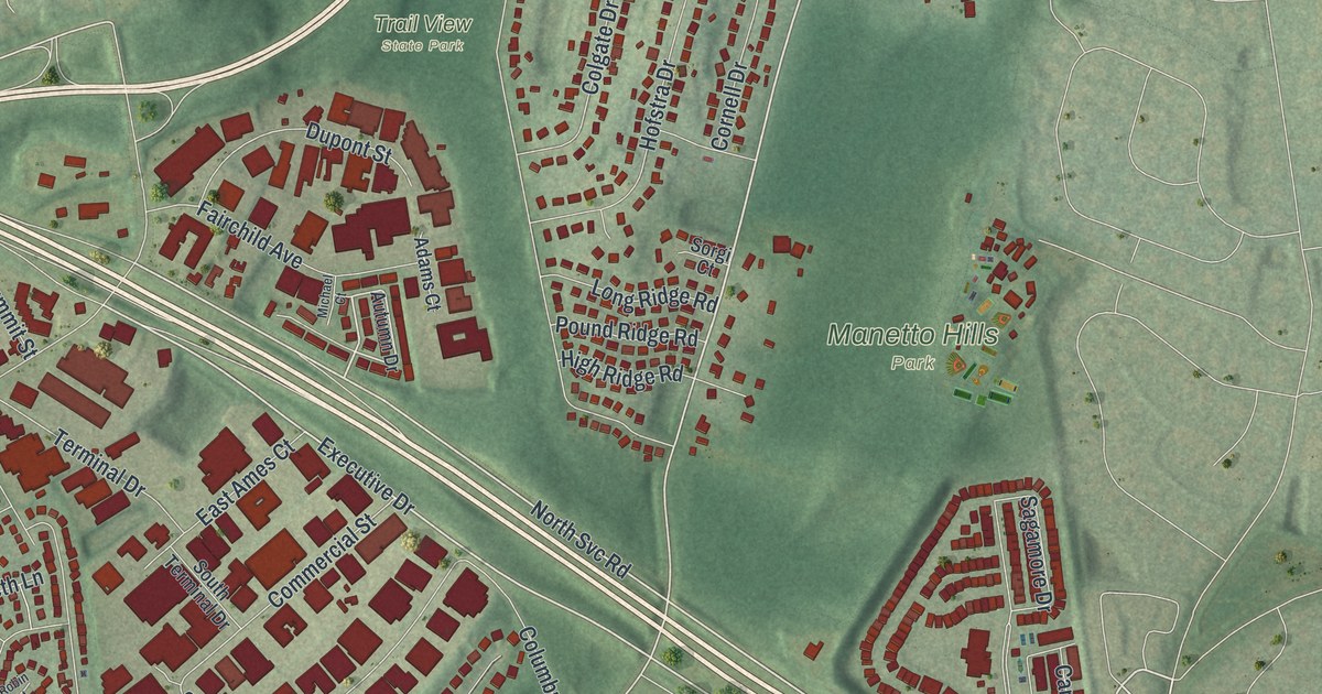 Map of Plainview, New York