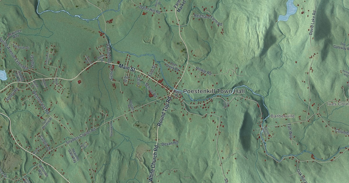 Map of Poestenkill, New York