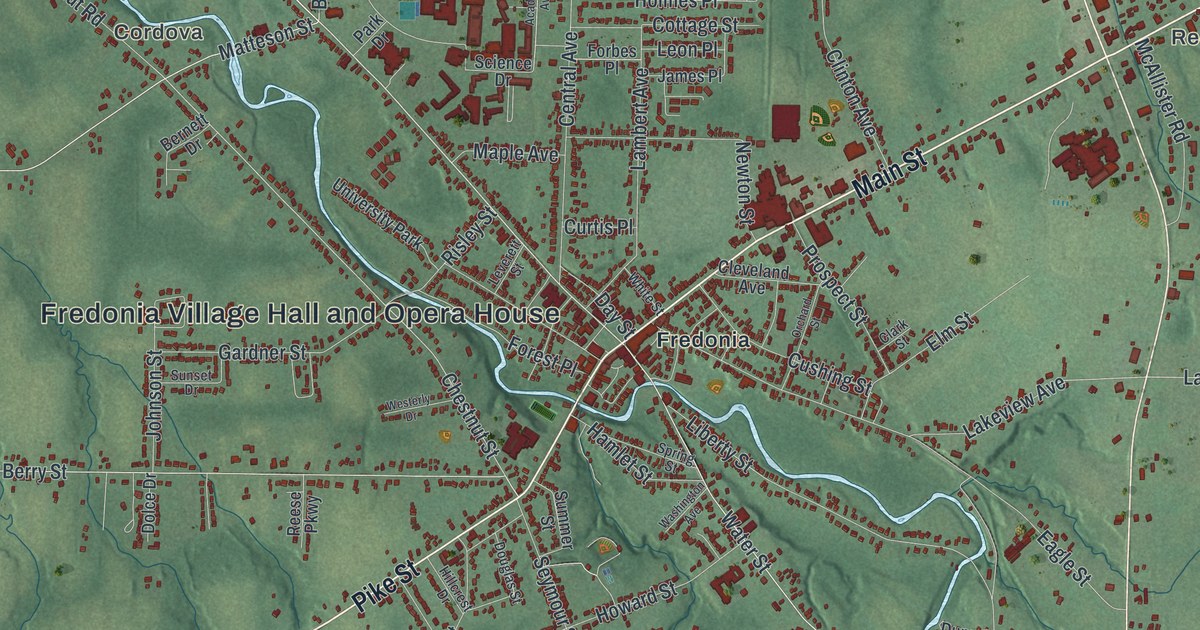 Map of Pomfret, New York