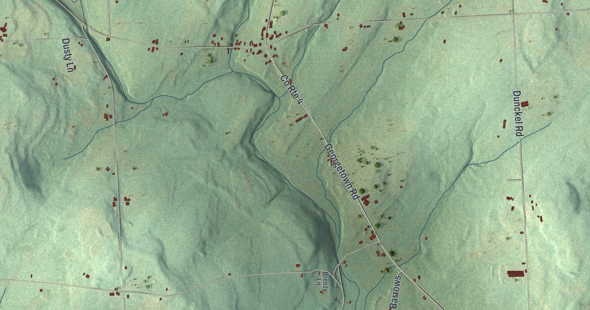 Map of Preston, New York