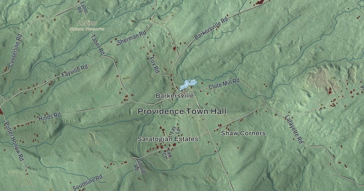 Map of Providence, New York