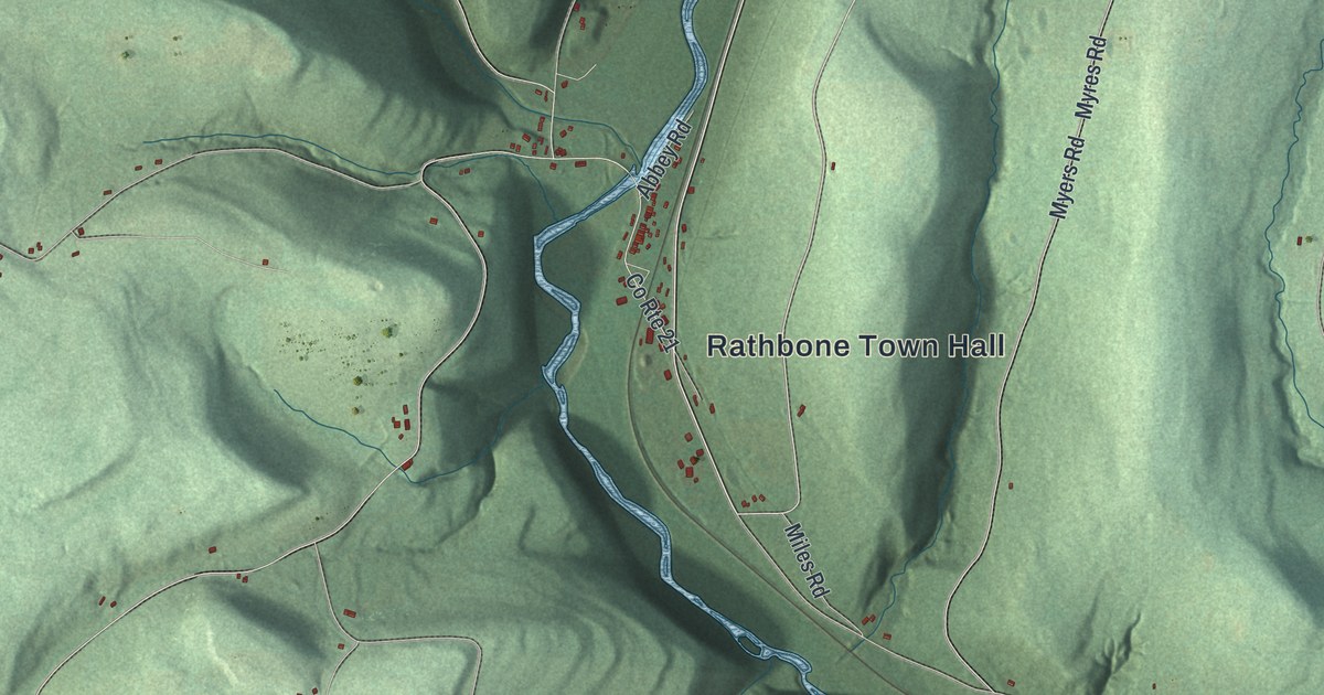 Map of Rathbone, New York