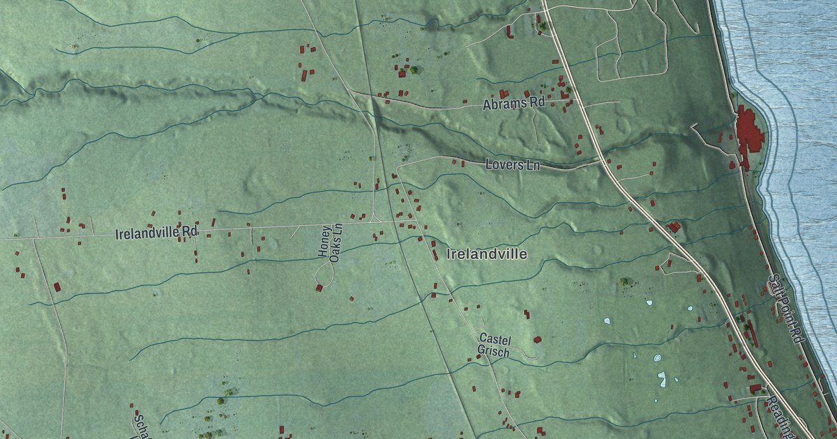 Map of Reading, New York