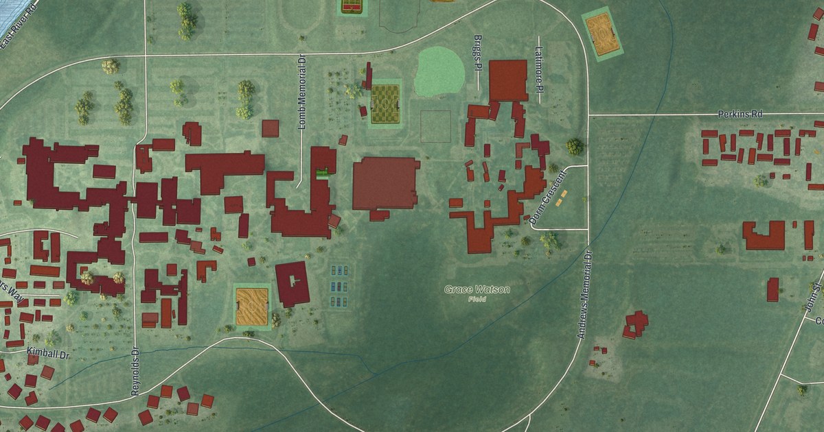 Map of Rochester Institute of Technology, New York
