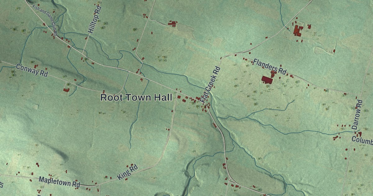 Map of Root, New York