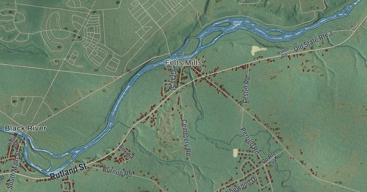 Map of Rutland, New York