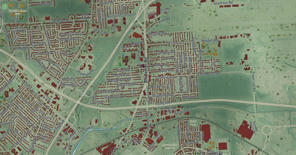 Map of Salina, New York