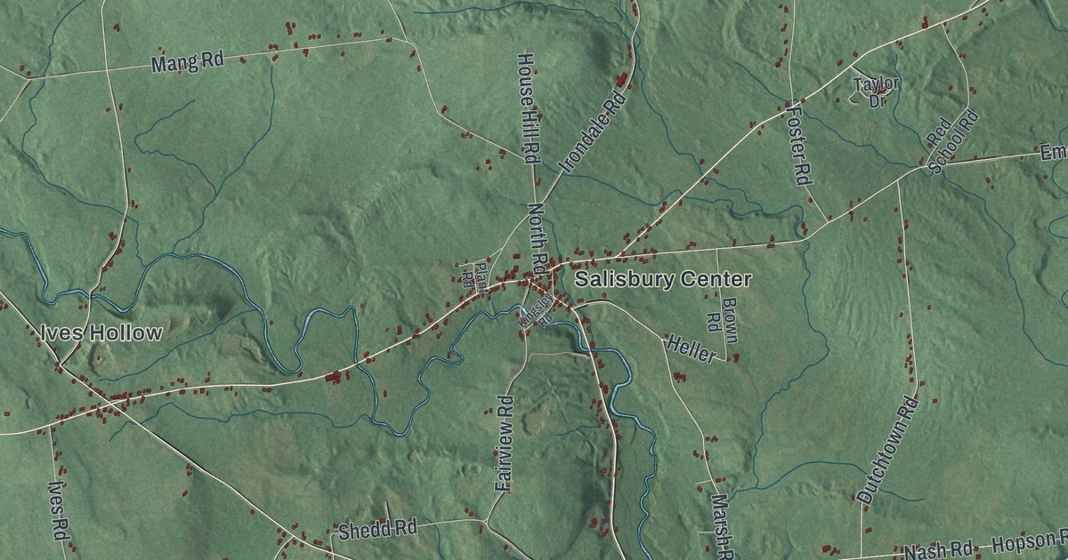 Map of Salisbury, New York