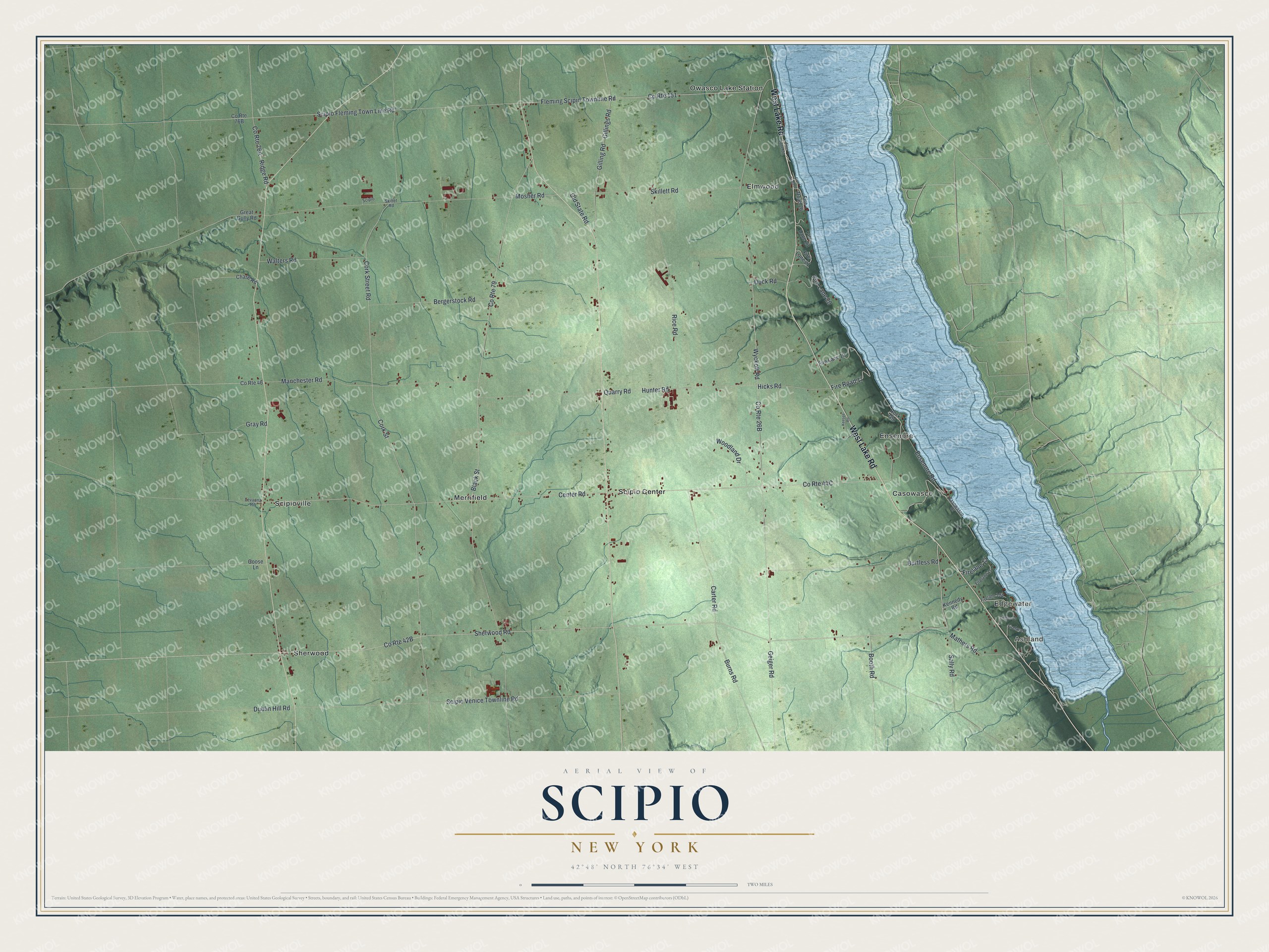 Watermarked full-map preview of Scipio, New York