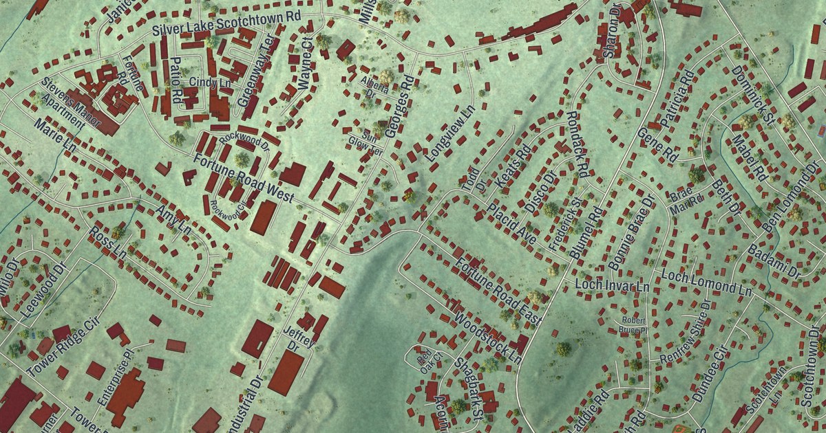 Map of Scotchtown, New York