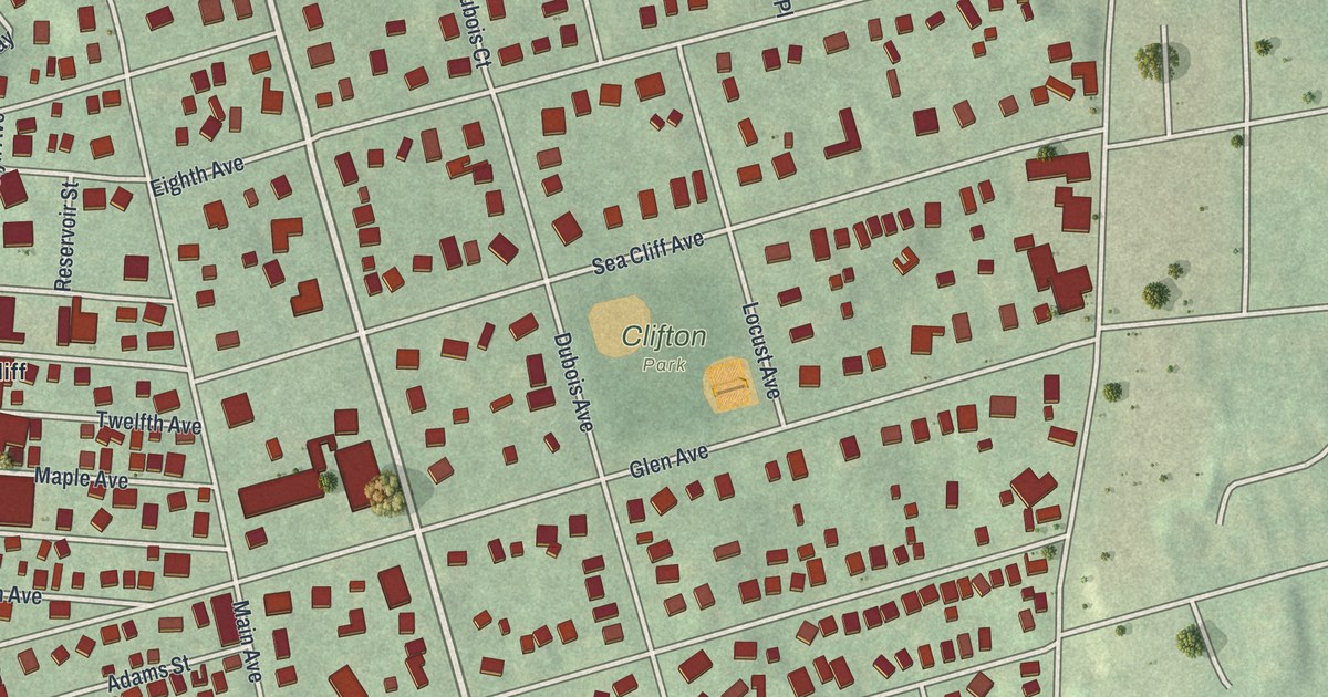 Map of Sea Cliff, New York