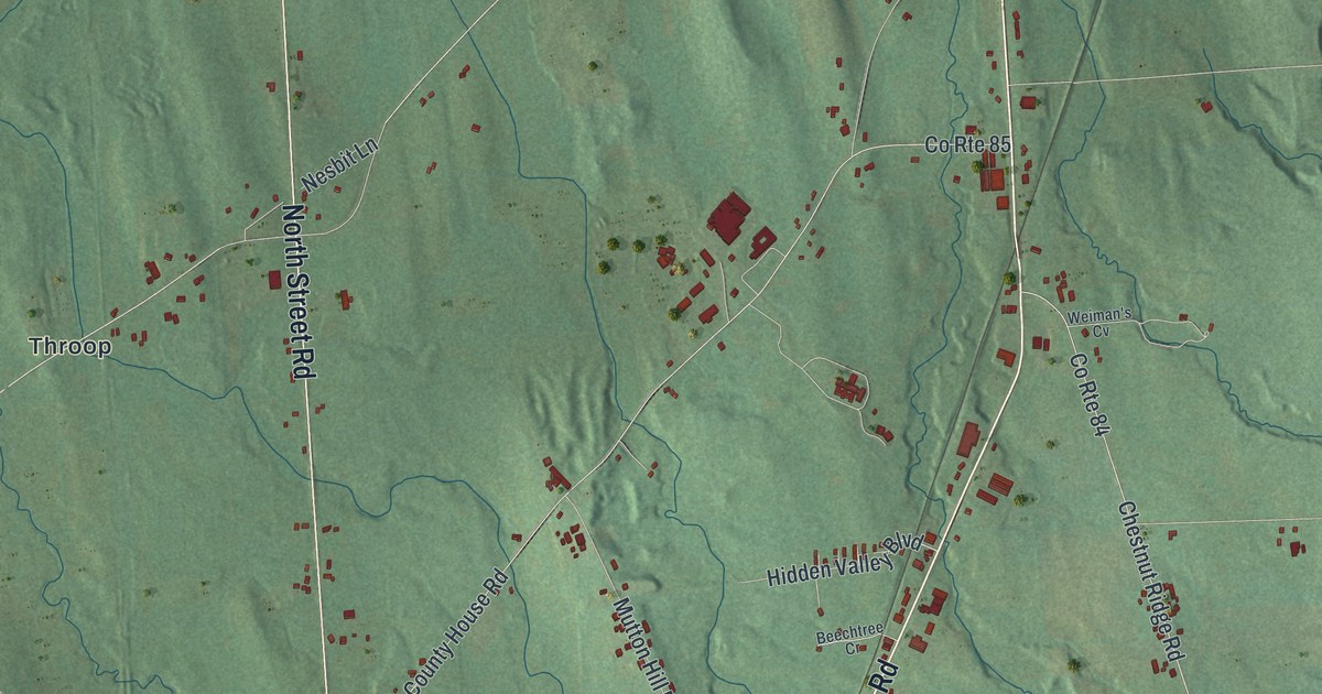 Map of Sennett, New York