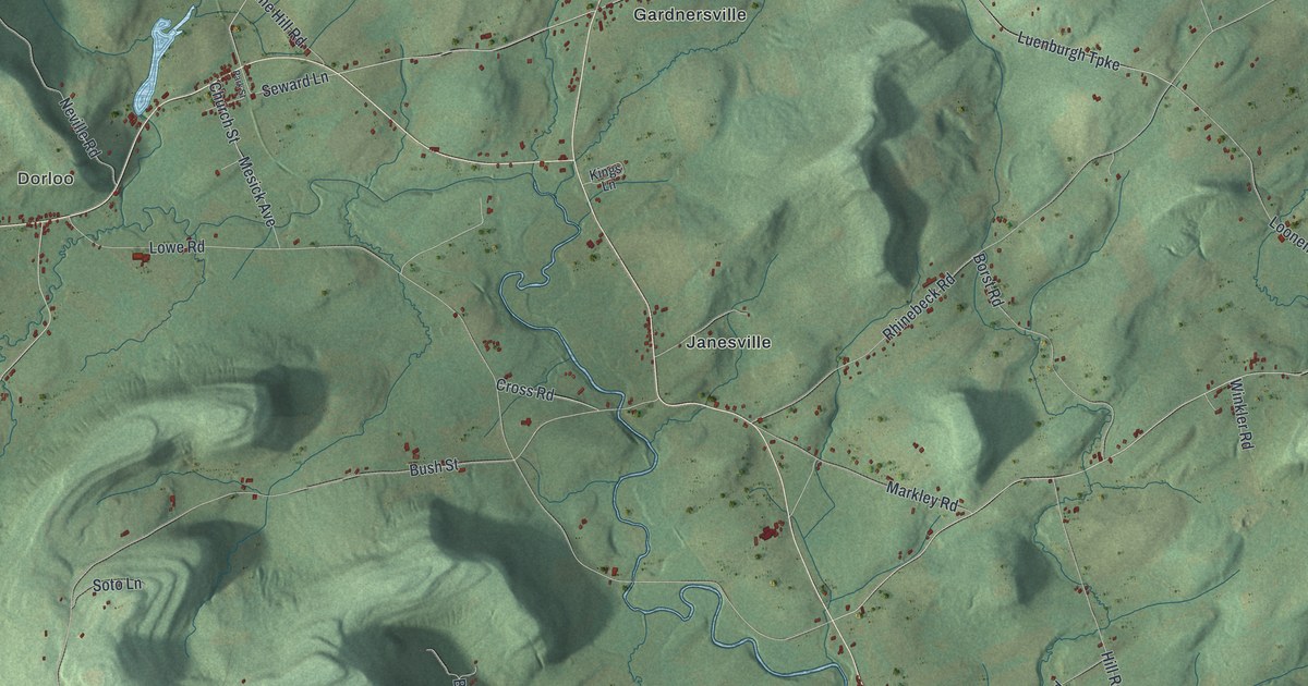 Map of Seward, New York