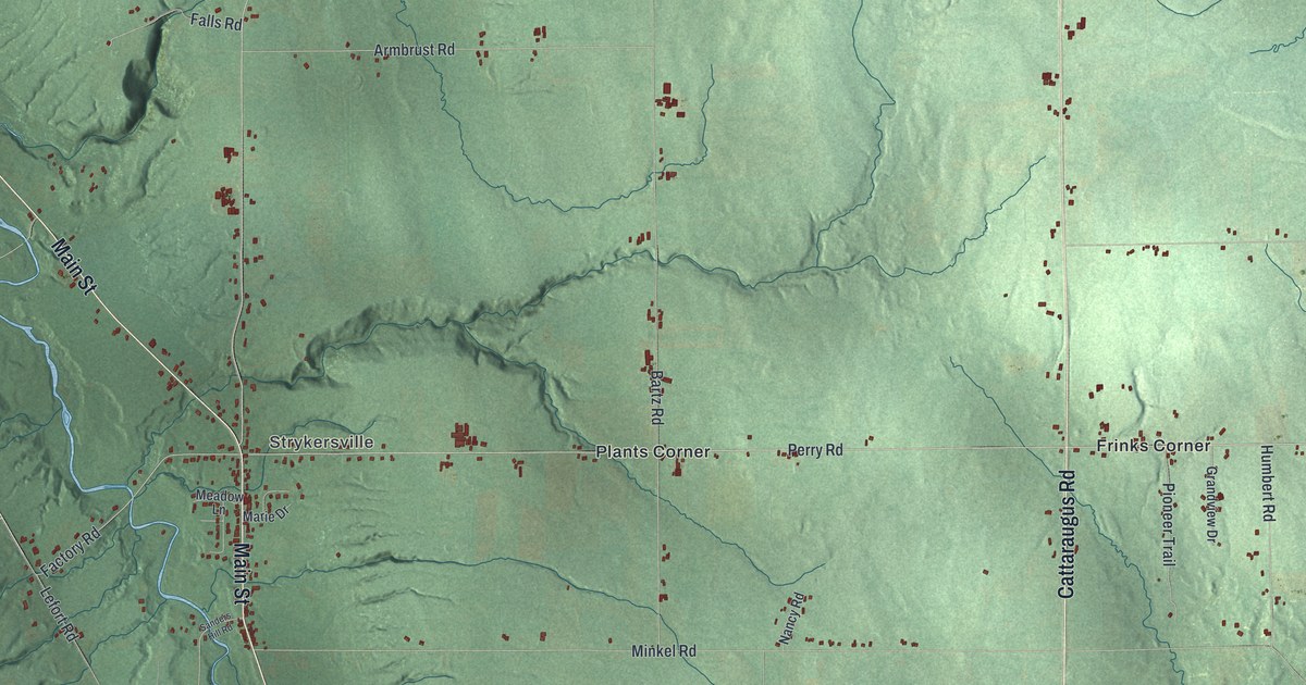 Map of Sheldon, New York