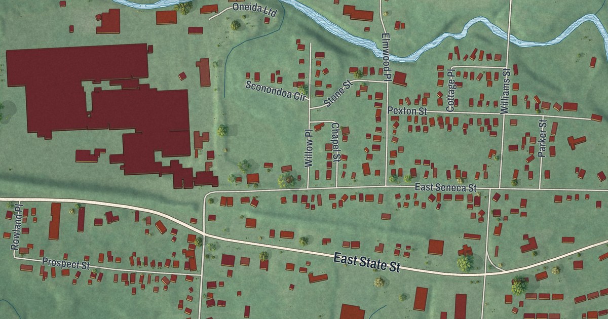 Map of Sherrill, New York