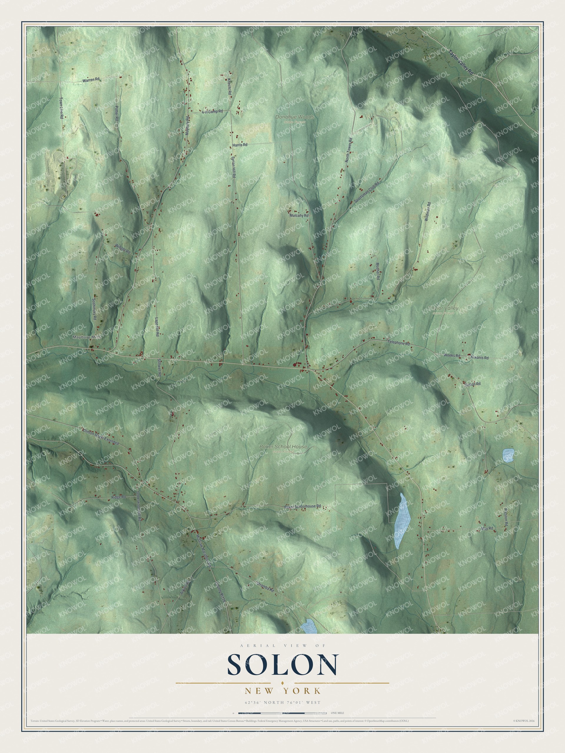 Watermarked full-map preview of Solon, New York