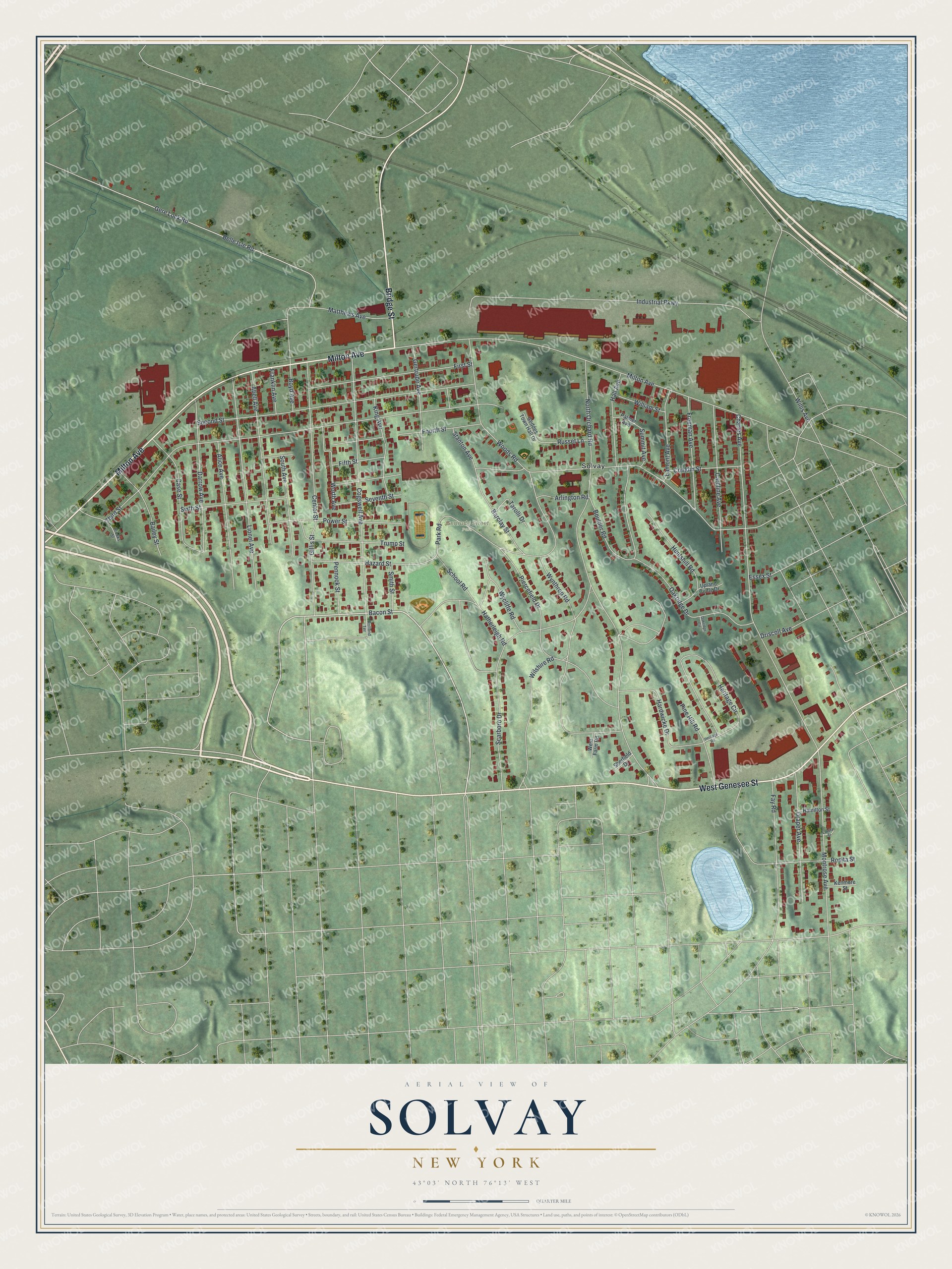 Watermarked full-map preview of Solvay, New York