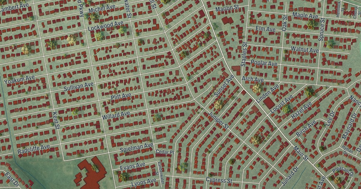 Map of South Farmingdale, New York