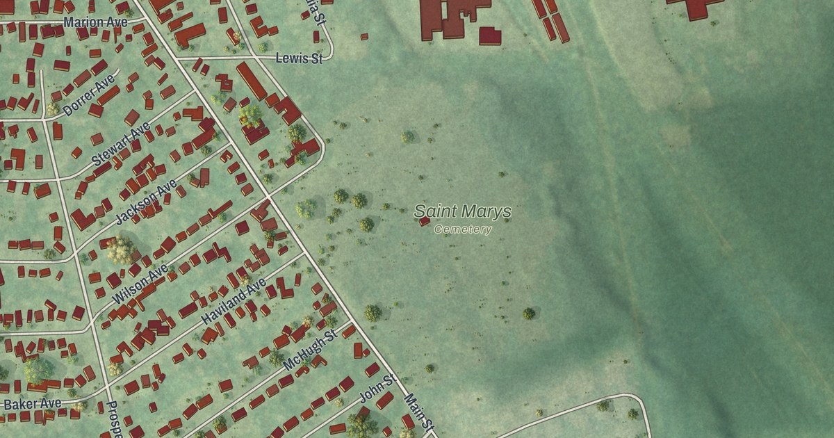 Map of South Glens Falls, New York