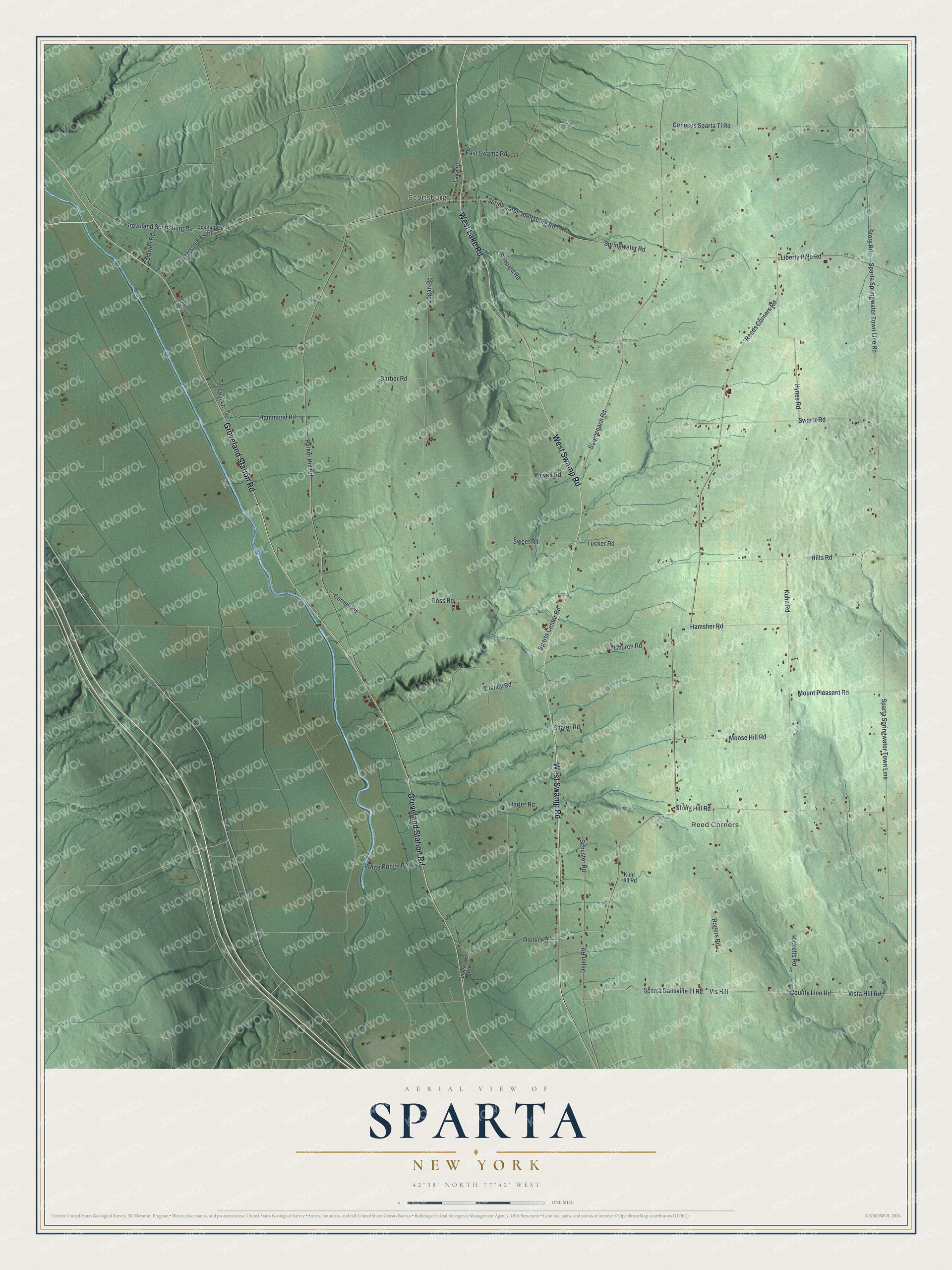 Watermarked full-map preview of Sparta, New York