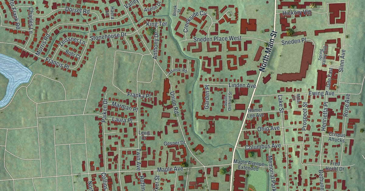 Map of Spring Valley, New York