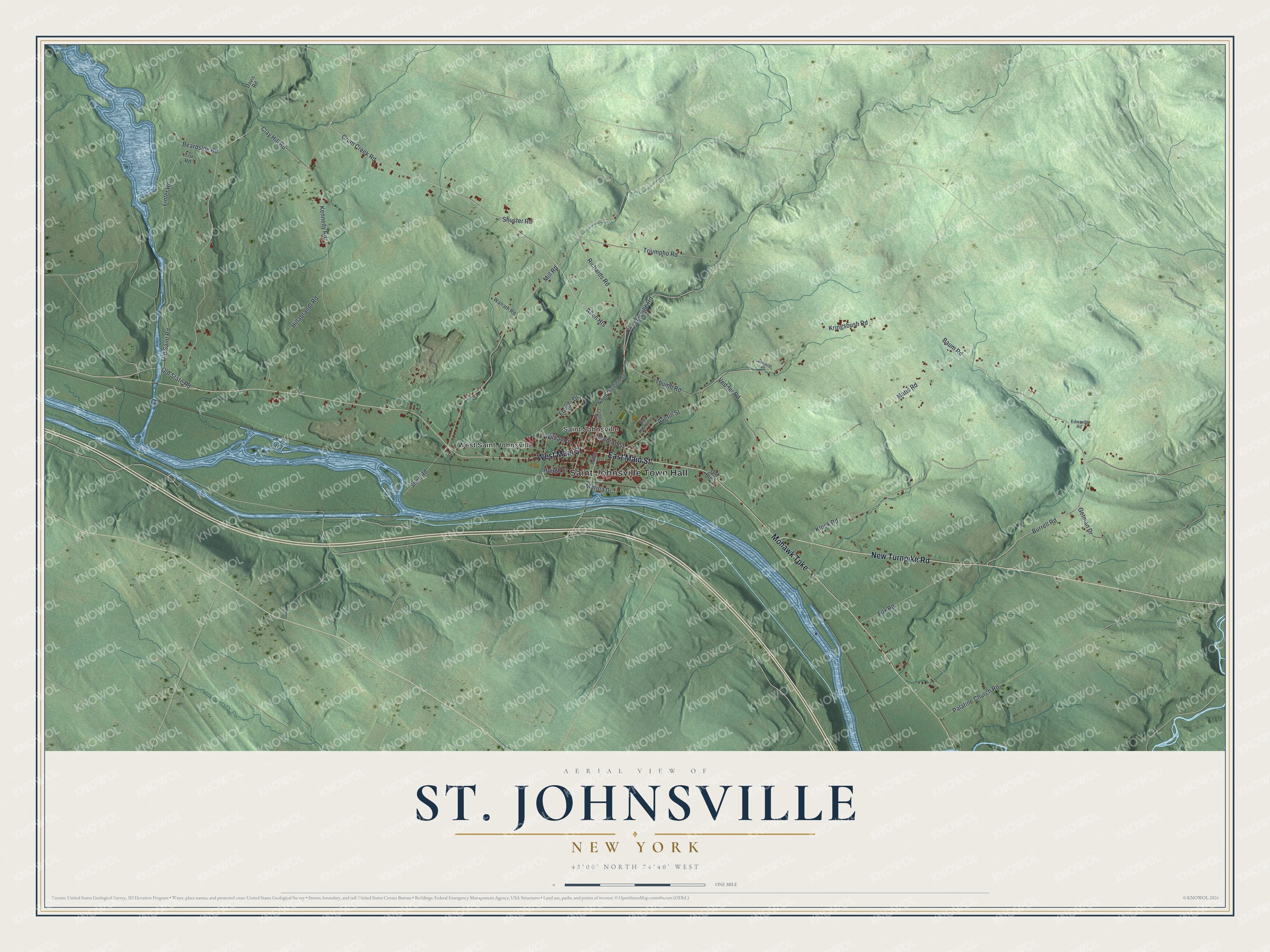 Watermarked full-map preview of St. Johnsville, New York