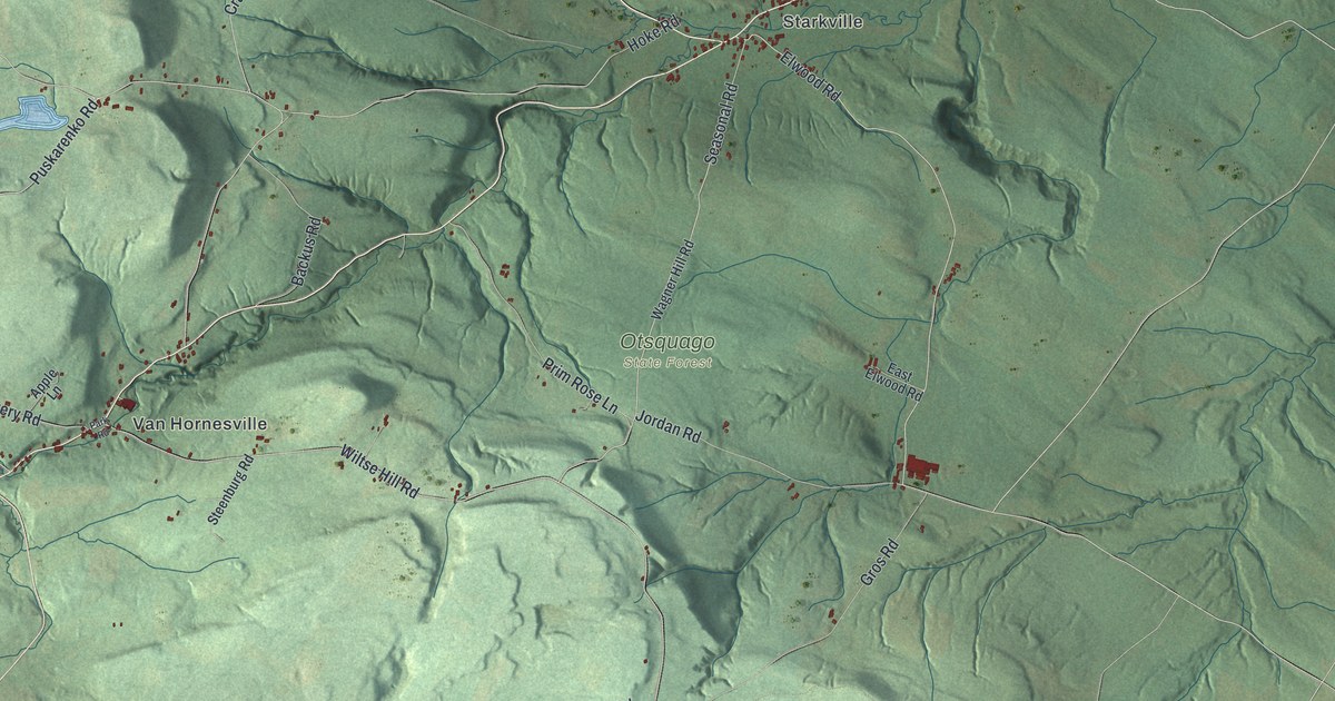 Map of Stark, New York