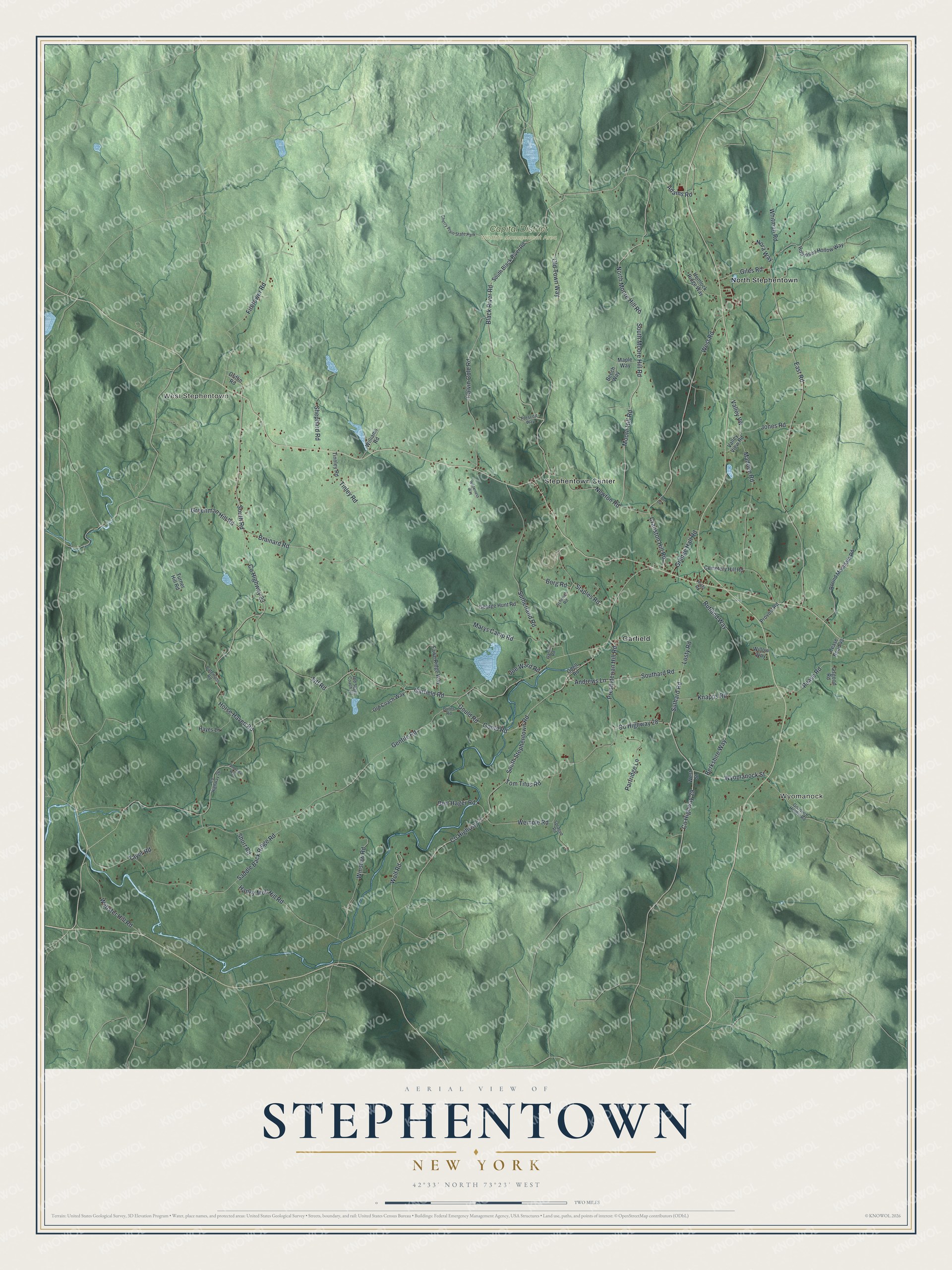 Watermarked full-map preview of Stephentown, New York