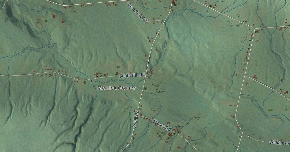 Map of Steuben, New York