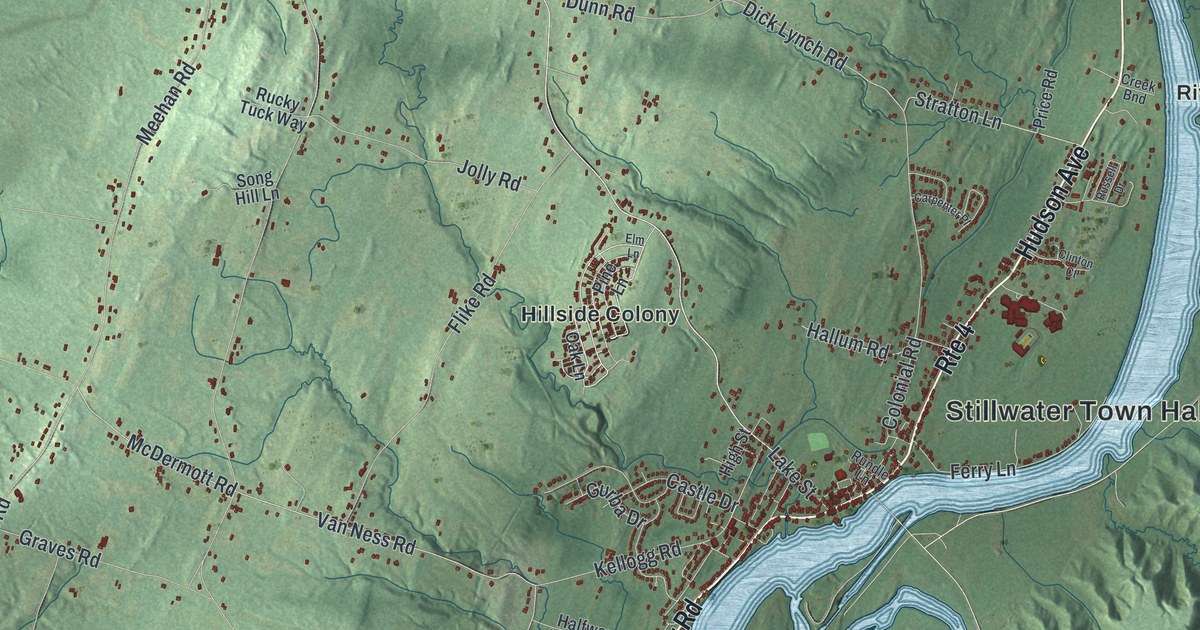 Map of Stillwater, New York
