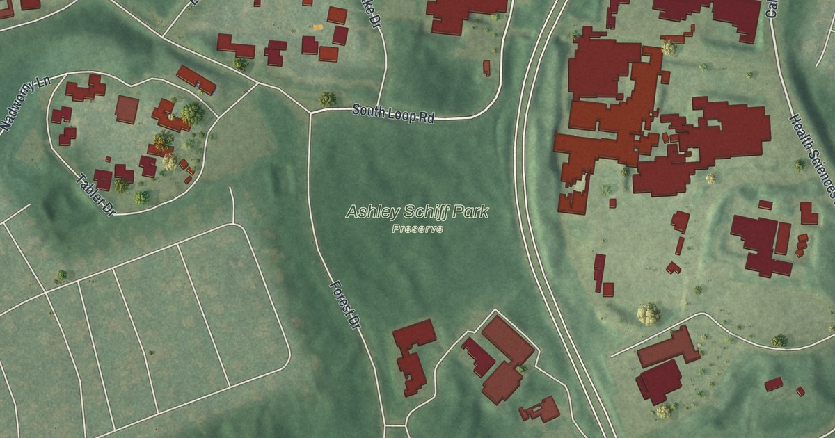 Map of Stony Brook University, New York