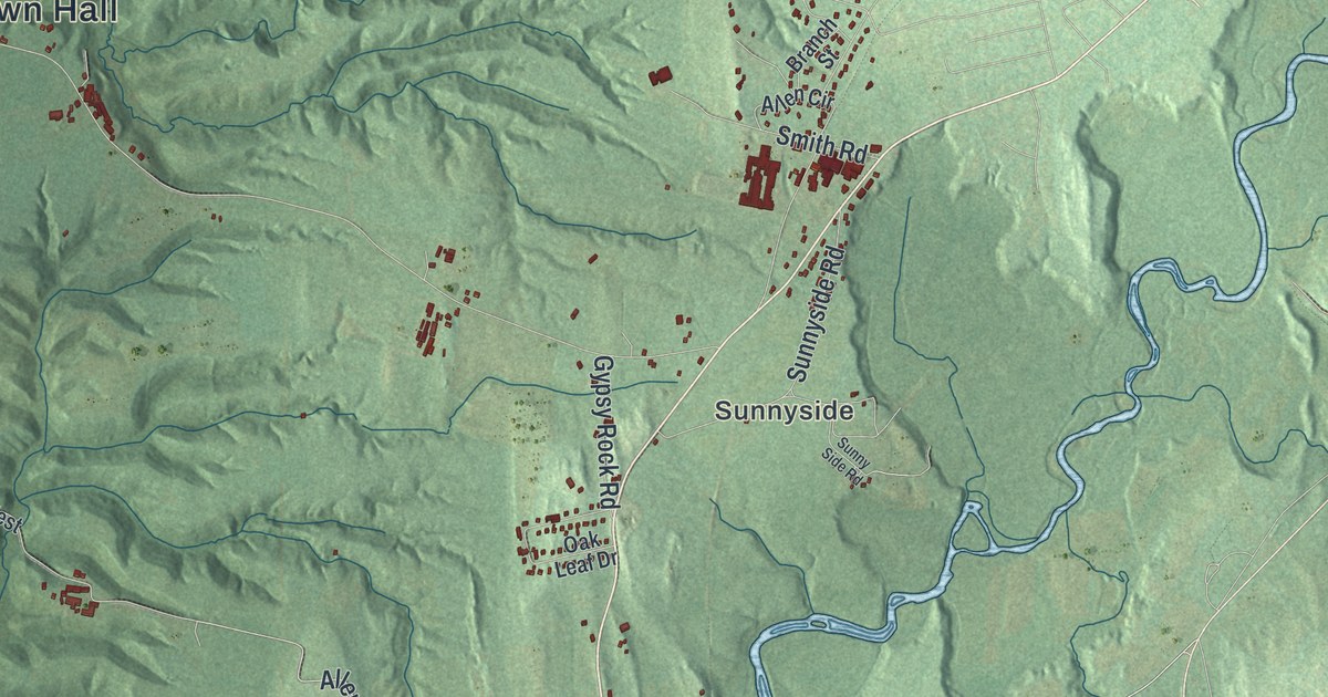 Map of Stuyvesant, New York