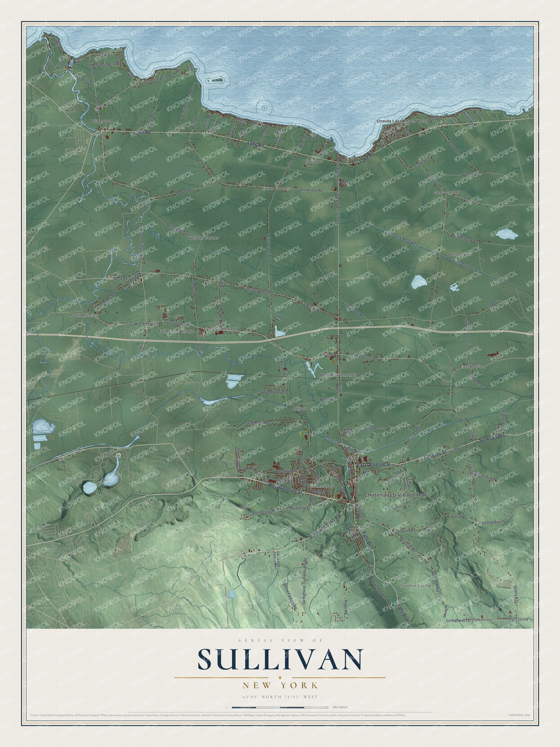 Watermarked full-map preview of Sullivan, New York