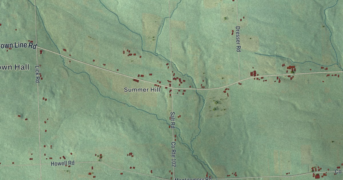 Map of Summerhill, New York