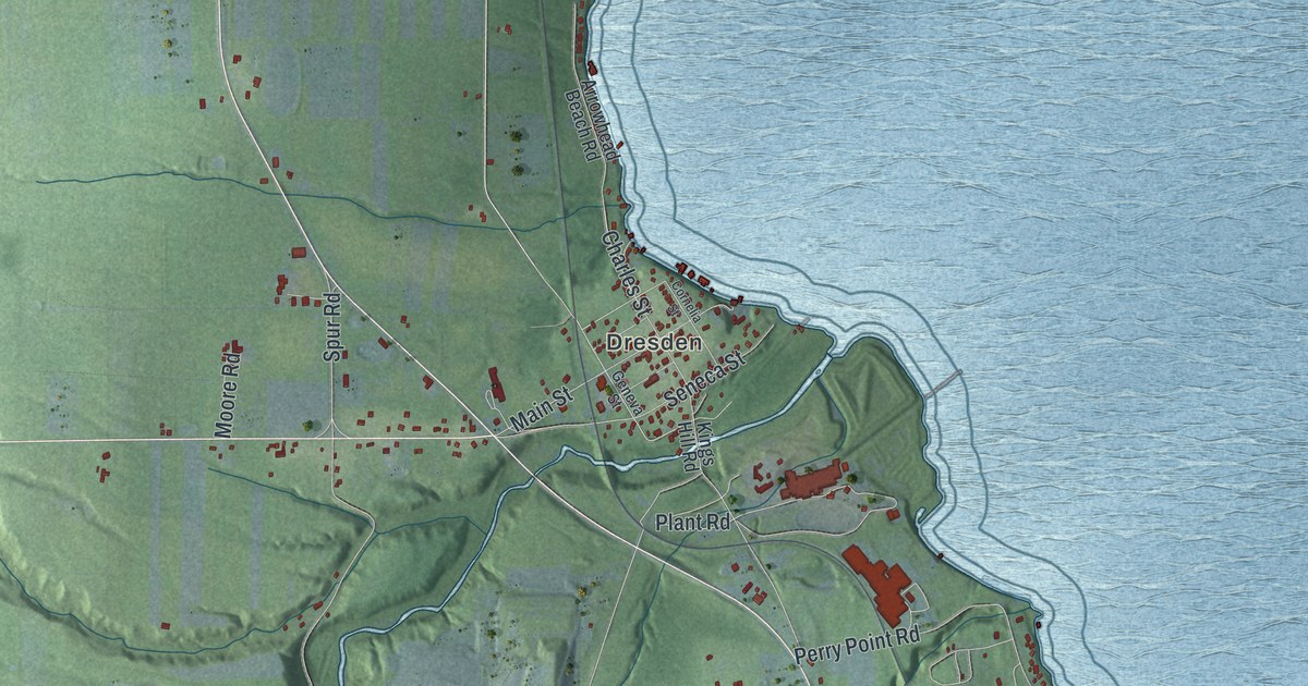 Map of Torrey, New York